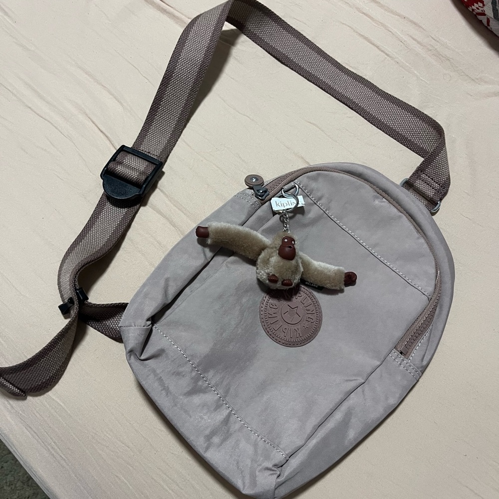 Kipling Beige Crossbody Bag